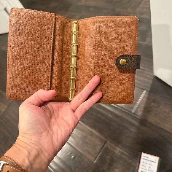 Louis Vuitton Monogram Snap Card Holder in Brown and Gold - Picture 3 of 3